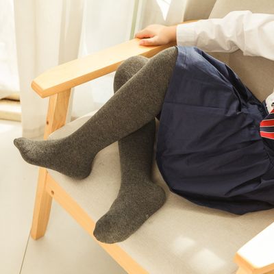 Υφασμένα Custom Κορίτσια Σχολικά Tights Combed Cotton Compression Θερματικά Tights Leggings για παιδιά