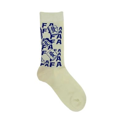 Γυναίκες Custom Cute Dot Letter Τυπωμένο Βαμβάκι Jacquard Βαμβάκι κάλτσες για γυναίκες Τυπωμένο σχέδιο