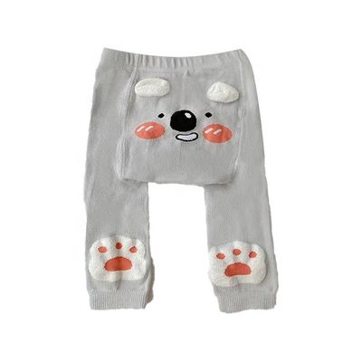 2-4 έτη Παιδικά στενά leggings με χαριτωμένο μοτίβο παχύ και φιλικό προς το δέρμα σε πέντε χρώματα