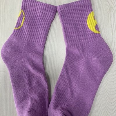 Καθημερινές κάλτσες για γυναίκες Custom Color Logo OEM Combed Cotton Half-Loop Ankle Cute Socks