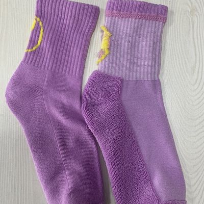 Καθημερινές κάλτσες για γυναίκες Custom Color Logo OEM Combed Cotton Half-Loop Ankle Cute Socks