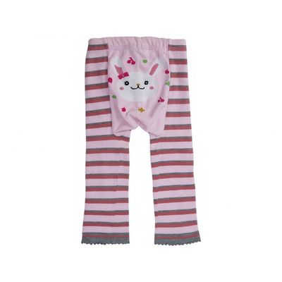 Ζεστά ροζ εκτυπωμένα μωρά Κοριτσάκια Leggings 2-3 ετών Παιδιά Χτενισμένα Βαμβάκι Παιδιά μαλακά Tights