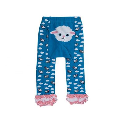 Ζεστά ροζ εκτυπωμένα μωρά Κοριτσάκια Leggings 2-3 ετών Παιδιά Χτενισμένα Βαμβάκι Παιδιά μαλακά Tights