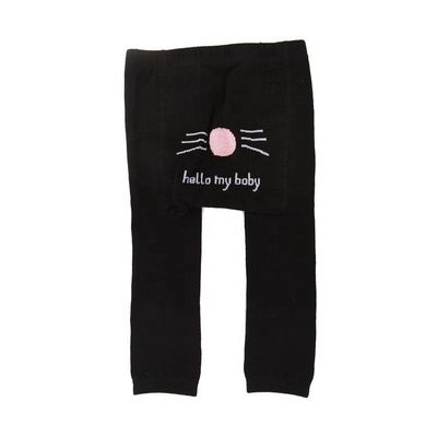 Ζεστά ροζ εκτυπωμένα μωρά Κοριτσάκια Leggings 2-3 ετών Παιδιά Χτενισμένα Βαμβάκι Παιδιά μαλακά Tights