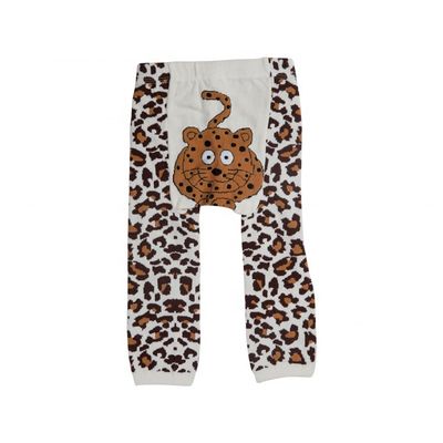Ζεστά ροζ εκτυπωμένα μωρά Κοριτσάκια Leggings 2-3 ετών Παιδιά Χτενισμένα Βαμβάκι Παιδιά μαλακά Tights