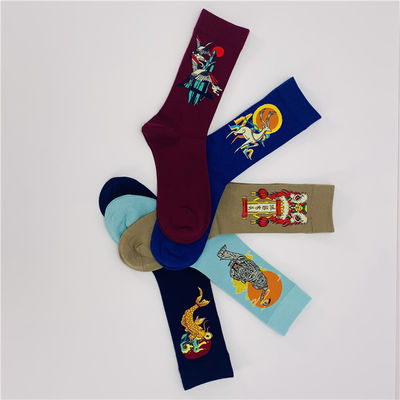 Εκτύπωση Custom Cotton Long Slouch Socks για γυναίκες Ανθεκτικές στον ιδρώτα Χωρίς ανίχνευση βελόνων