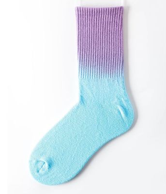Όπως απαιτείται τοποθεσία λογότυπο Tie-Dye κάλτσες πατινάζ σε πολύχρωμα βαμβάκι για άνδρες και γυναίκες