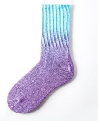 Όπως απαιτείται τοποθεσία λογότυπο Tie-Dye κάλτσες πατινάζ σε πολύχρωμα βαμβάκι για άνδρες και γυναίκες