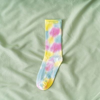 2000 ζευγάρια Unisex Tie Dye Socks Βαμβάκι Πολυεστέρα Spandex Μέγεθος 39-42 ΕΕ άμεση προμήθεια