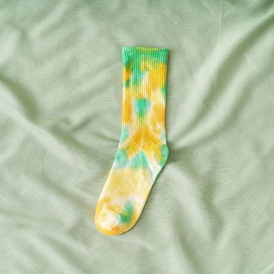 70% βαμβάκι 25% πολυεστέρα 5% σπάντεξ Unisex Tie Dye Socks Regular Style Direct Supply
