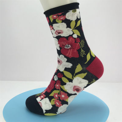Καθημερινή φόρεση Unisex κάλτσες Πλούσιες Floret κάλτσες αστραγάλων στις γυναίκες Jacquard Bambu Design