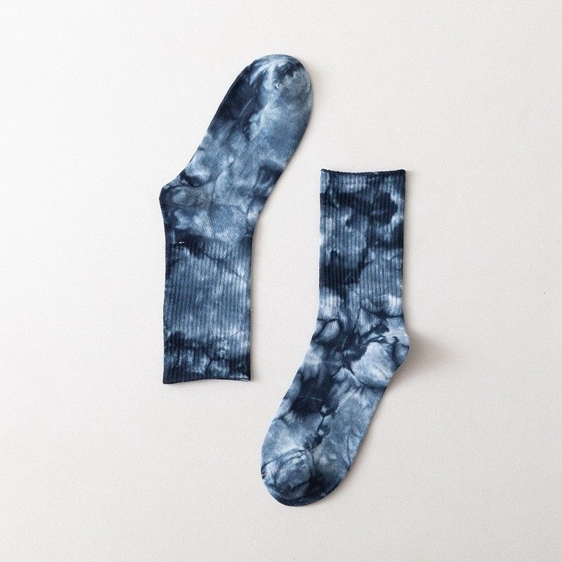 2000 ζευγάρια Unisex Tie Dye Socks Βαμβάκι Πολυεστέρα Spandex Μέγεθος 39-42 ΕΕ άμεση προμήθεια