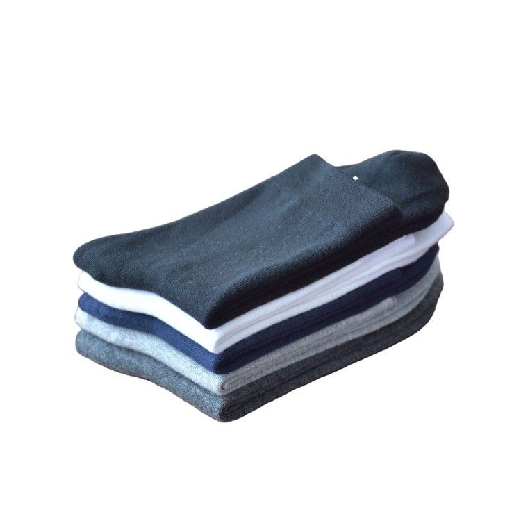 Άνδρες απλές Custom Logo casual μόδα πλεκτά μπαμπού ίνες πλήρωμα κάλτσες Γόνατος κάλτσες